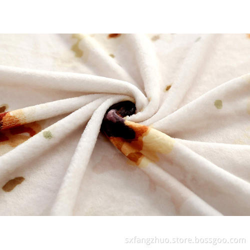 customized digital print round wrap travel taco tortilla burrito blanket